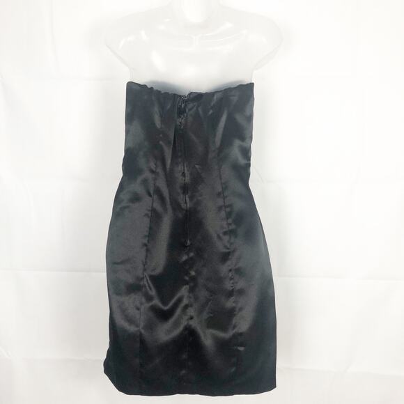 BCX Strapless Sequin Embellished Mini Black Dress - Picture 7 of 12